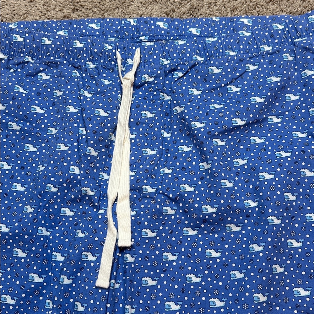 NWOT Vineyard Vines Men’s Flannel Lounge Pants Blue Size 2XL - Picture 2 of 8